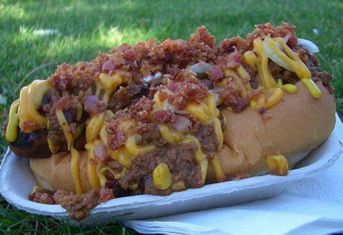 Bacon - Chili Dog