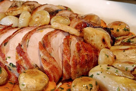 Bacon Wrapped Turkey