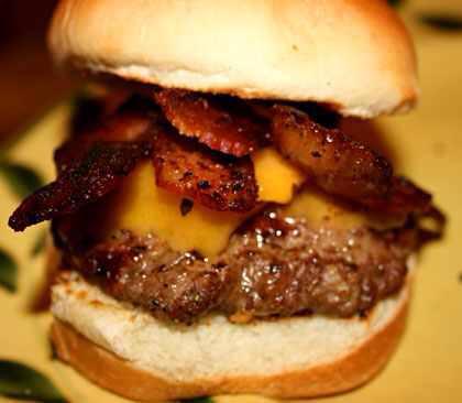 Bacon and Bourbon Burger