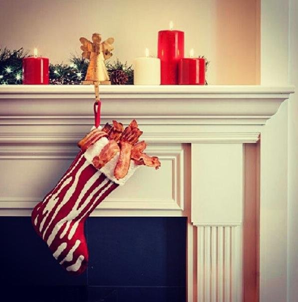 Merry Christmas - Bacon Stocking