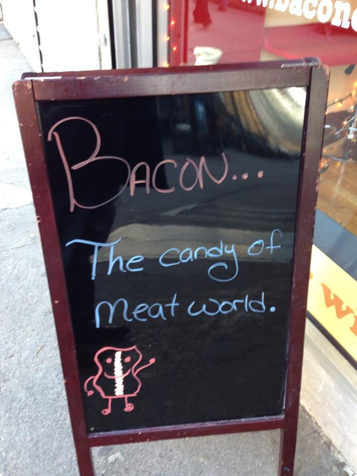 Bacon is meat candy 3