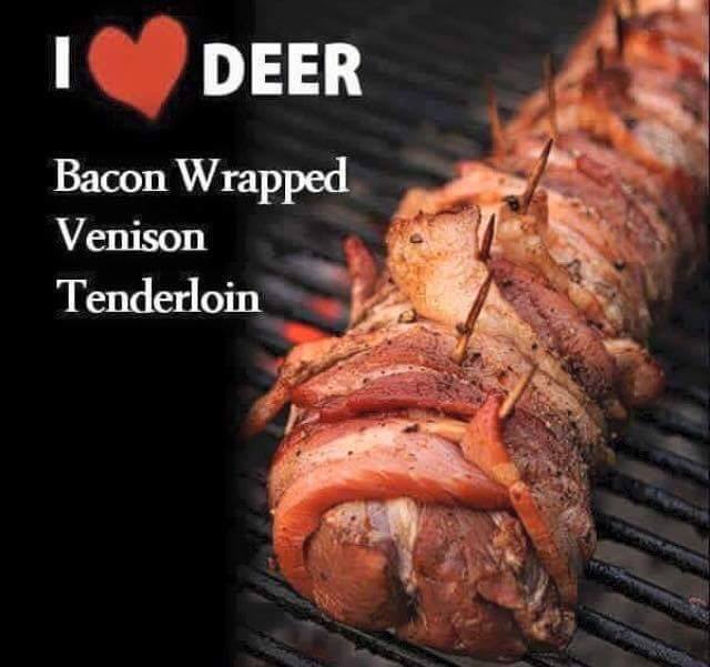 Bacon Wrapped Venison