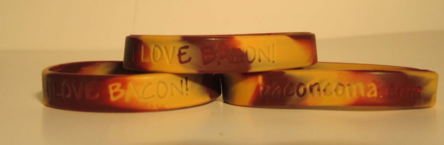 I love Bacon wristbands